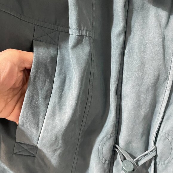 Classic Elements Hooded Jacket Women's Large Blue Detachable Hood - Picture 4 of 10